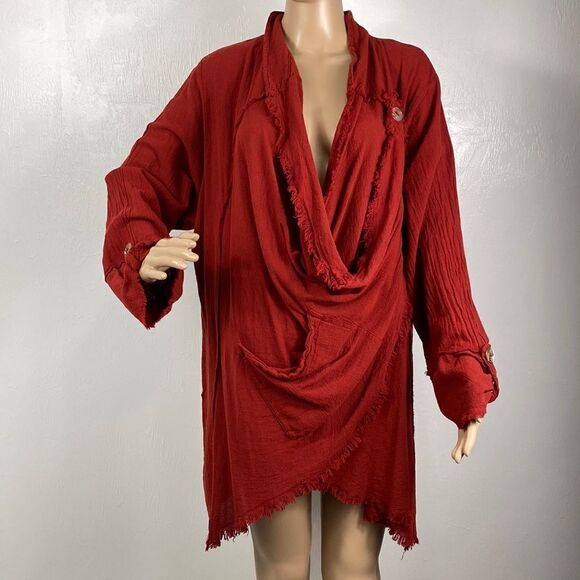 Maria de Guadalajara Cotton Kante Jacket In Shedron - Picture 2 of 9